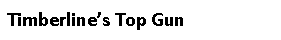 Text Box: Timberline’s Top Gun