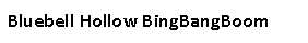 Text Box: Bluebell Hollow BingBangBoom