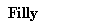 Text Box:  Filly